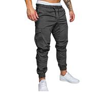 Pantalon Cargo Homme Multipoche De Travail Confort Ete Casual Chic Chino Slim Randonnée Sport Outdoor Jogging Ceinture Elastique