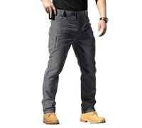 Pantalon Cargo Homme Multipoches Chantier Grande Taille Pant Multipoches Zippé Vintage Pantalon Homme Running Confortable Elastique Survetement D'été Streetwear Pas Cher