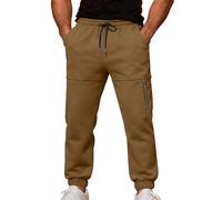 Pantalon Cargo Homme,Pantalon de Jogging Homme,Nouveau de Jogging pour, Coupe Ample, Sportif et Polyvalent, adapté à Toutes Les Saisons. Pochette Portefeuille (Khaki, S)
