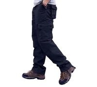 Pantalon Cargo Homme Stretch Militaire l'hiver Pantalons Chasse Décontracté Pants Taille Elastique Tactique Vetement Homme Printemps VTT Marine M