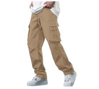 Pantalon Cargo Homme Taille Elastique Stretch, Pantalon legging technique coupe moderne confort optimal avec cordon ajustable et poches fonctionnelles pour un urbain et décontracté quotidien
