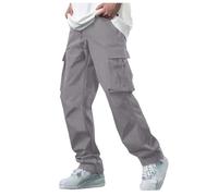Pantalon Cargo Homme Taille Elastique Stretch, Pantalon legging technique coupe moderne confort optimal avec cordon ajustable et poches fonctionnelles pour un urbain et décontracté quotidien
