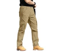 Pantalon Cargo Homme Travail D'intérieur Mode Baggy Randonnée Chasse Ceinture Tactique Jogging Moto Softshell Surpantalon Imperméable Pluie Bas Coton Pantalon Homme Travail L