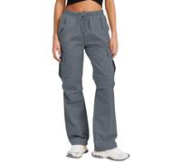 Pantalon cargo imperméable pour femme - Pantalon de randonnée avec poche - Pantalon de trekking léger - Séchage rapide - Sangle de réglage - Pantalon d'extérieur - Pantalon de jogging - Pantalon de