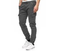 Indicode Hommes August Cargo Pants | Pantalon Cargo en Coton avec 6 Poches