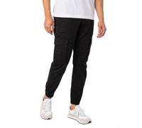 Pantalon Cargo - JACK & JONES - Homme - Noir - 98% Coton Biologique - Taille Standard 34/32