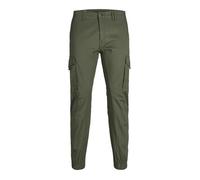 Pantalon cargo - JACK & JONES - Paul Flake AKM 542 Mini - Vert - Slim - Coton recyclé 5 ans