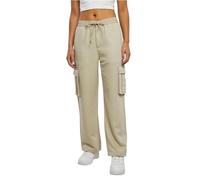 Urban Classics Vicose Straight Leg Cargo Pants Beige XS Femme