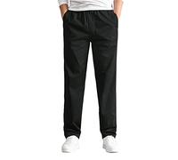 Pantalon Cargo Japonais Homme-Pantalon Homme Sport-Pants Décontractées Séchage Rapide Couleur Unie Confortable Vêtements Droit Doux Coton Pantalons Extensible Outdoor Taille Élastiquée