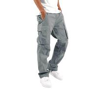 Pantalon Cargo Japonais Homme-Vêtements De Travail Hommes-Pantalons Taille Élastiquée Respirant Extensible Séchage Rapide Pants Confortable Poches Droit Vêtements Léger Décontractées Doux