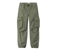 Pantalon cargo jogger Name It Ben vert garçon - coton 100% taille élastique, coupe large 12 ans