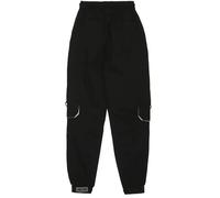 Pantalon cargo large avec logo femme Sixth June Noir M