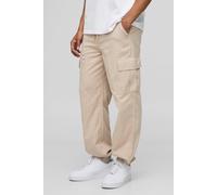 Pantalon cargo large chino homme - taupe - 30, taupe