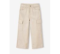 Pantalon cargo large irisé fille argent 3A