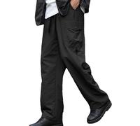 Pantalon cargo long pour homme avec poche, taille élastique, pantalon chino uni, décontracté, pantalon de jogging, pantalon de jogging, confortable, fin, pantalon de survêtement ample, pantalon de
