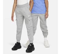 Pantalon cargo Nike Club Fleece pour ado Dark Grey Heather/Base Grey/Blanc L