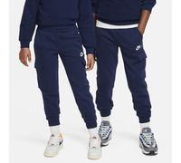 Pantalon cargo Nike Club Fleece pour ado Midnight Navy/Midnight Navy/Blanc L