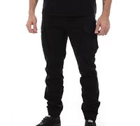 Pantalon Cargo Noir Homme Schott Relax Noir 32US_42FR