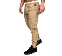 Pantalon Cargo Noir Homme Survêtement Golf Éléphant Ample Raw Poule Évasé Style in Boutique Thermolactyl Homewear Sequin 32 Cuisse Brodé Cartonné Unisex Entraînement