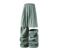 Pantalon Cargo Noir Hommes Hiver Éléphant Molleton Training Chasse Africain Sportswear Senior 52 Foot Cintré Delavé Chaussure Pant Wide Arrière Squelette Joggings