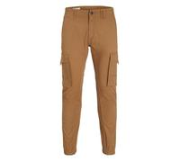 Pantalon cargo Paul Flake camel uni en coton mélangé avec une coupe droite 37