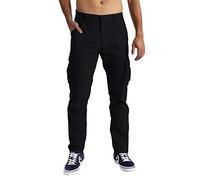 Pantalon Cargo pour Homme, 6 Poches, 100% Coton, Coupe Ample, Pantalon de Travail