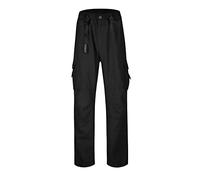 Pantalon cargo pour homme, coupe décontractée, pantalon de sport, pantalon de jogging, pantalon d'extérieur avec poches, pantalon cargo pour homme, Noir , 4XL