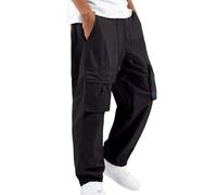 Pantalon cargo pour homme - Loisirs - Jogging - Trekking - Imperméable - Multi poches - Élastique - Aventure - Randonnée - Coton - Pantalon de sport - Jogging - Pantalon de travail - Ranger - Chasse