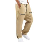 Pantalon cargo pour homme - Loisirs - Jogging - Trekking - Imperméable - Multi poches - Élastique - Aventure - Randonnée - Coton - Pantalon de sport - Jogging - Pantalon de travail - Ranger - Chasse
