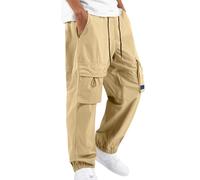 Pantalon cargo pour homme - Loisirs - Jogging - Trekking - Imperméable - Multi poches - Élastique - Aventure - Randonnée - Coton - Pantalon de sport - Jogging - Pantalon de travail - Ranger - Chasse