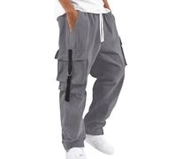 Pantalon cargo pour homme - Loisirs - Jogging - Trekking - Imperméable - Multi poches - Élastique - Aventure - Randonnée - Coton - Pantalon de sport - Jogging - Pantalon de travail - Ranger - Chasse