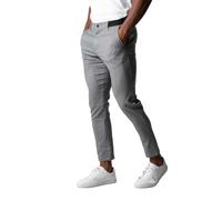 Pantalon cargo pour homme - Pantalon de détente pour homme - Pantalon habillé - Pantalon chino - Pantalon de marche - Coupe ajustée - Taille élastique - Couleurs unies - Pour le bureau et le mariage -
