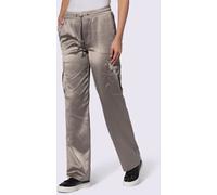 Pantalon cargo qualité satin légèrement brillante - Rick Cardona - taupe TAUPE 52