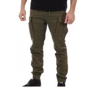 schott Pantalon Cargo Kaki Homme Relax Kaki 33us