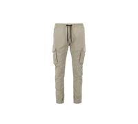 Pantalon cargo sergé de coton Alpha Industries Beige M