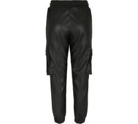 Urban Classics – Pantalon cargo simili cuir Femme Noir Taille L