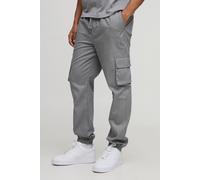 Pantalon cargo slim à taille élastiquée homme - gris - XS, gris