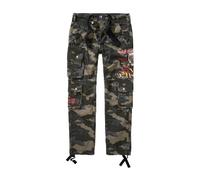 Brandit Pantalon cargo IRM Pure Slim - marine/taupe/gris foncé/noir - Taille 33