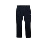 Superdry & Co Slim Taper Pantalon cargo, Bleu marine, Taille 34/32