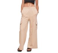 Pantalon cargo taille haute Ã jambe large femme Urban Classics Terry Beige XS
