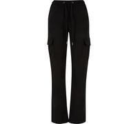 Urban Classics Pantalon cargo TB6158 Twill taille haute Noir Taille 38 Femme