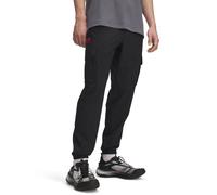 Under Armour Pantalon cargo tissé Vibe pour homme, Noir/rouge racer, Taille L