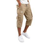 Pantalon cargo utilitaire de style de travail robuste pour une utilisation en extérieur - Pantalon décontracté pour homme avec poches pratiques - Peut être combiné de manière polyvalente pour un usage