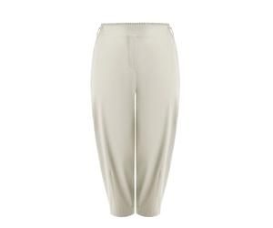 Pantalon carotte Ã©lastique femme Mat Fashion Blanc S