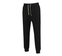 Pantalon carreau Jogging Homme Décontracté Travail Pantalon Plaid Coton Hiver Sport Running Pantalons Homme Taille Haute Cordon de Serrage Noir Gris Men Pants Avec Poche Inclinée Portefeuille (XL)