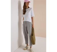 Pantalon Casual Fit à taille mi-haute et jambes larges