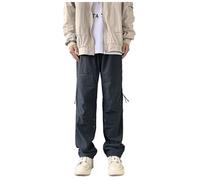 Pantalon Chantier Homme - Salopette Technique Homme Séchage Rapide pour Randonnée et Aventure Extérieure avec Poche Souple