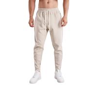 Pantalon Chaud Homme Elastique Pantalon De Sport, Pantalons De Randonnée Homme Oversize l'hiver Doublé Polaire Doux Thermique Chaud Coton Confortable avec Poches Respirant Taille Elastique Casual
