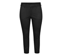Pantalon chino 7/8 femme KAFFE Curve Leana Noir 46