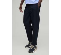 Pantalon chino baggy fuselé à rayures homme - bleu - 34, bleu